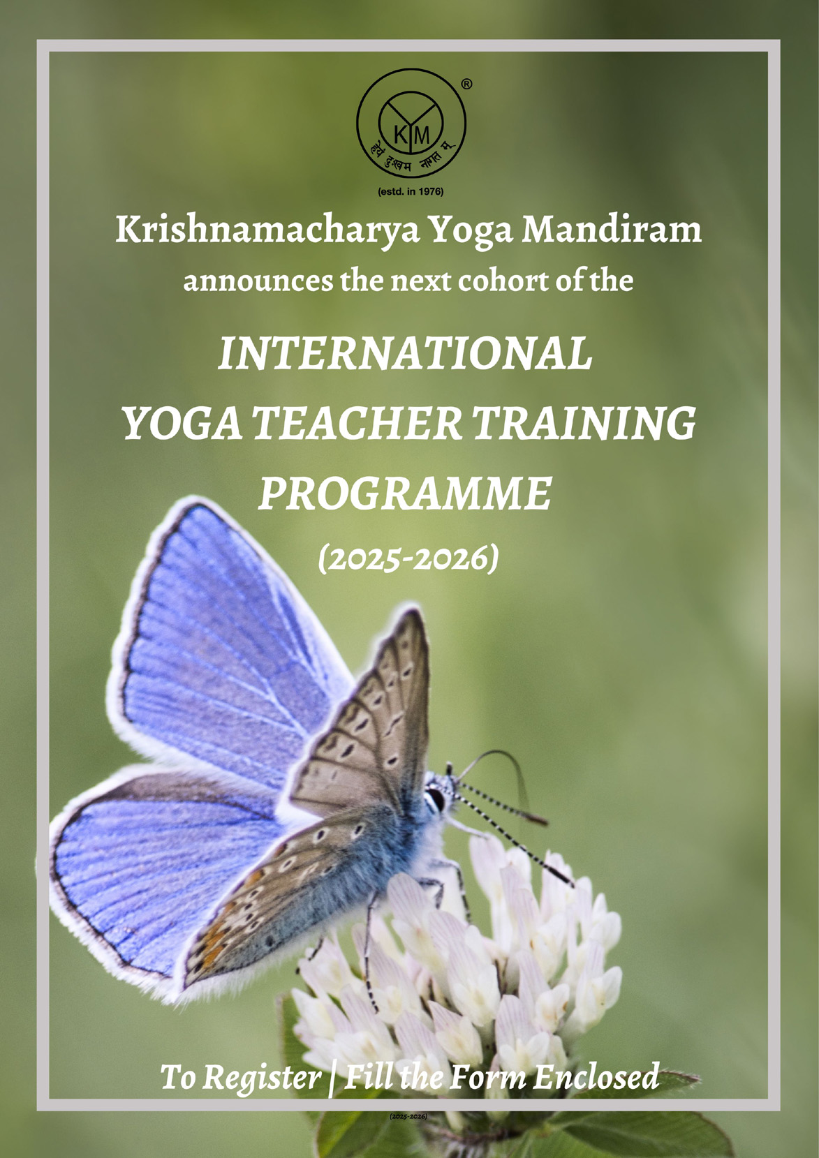 KYM International Yoga Teacher Training Programme (2025-2026)