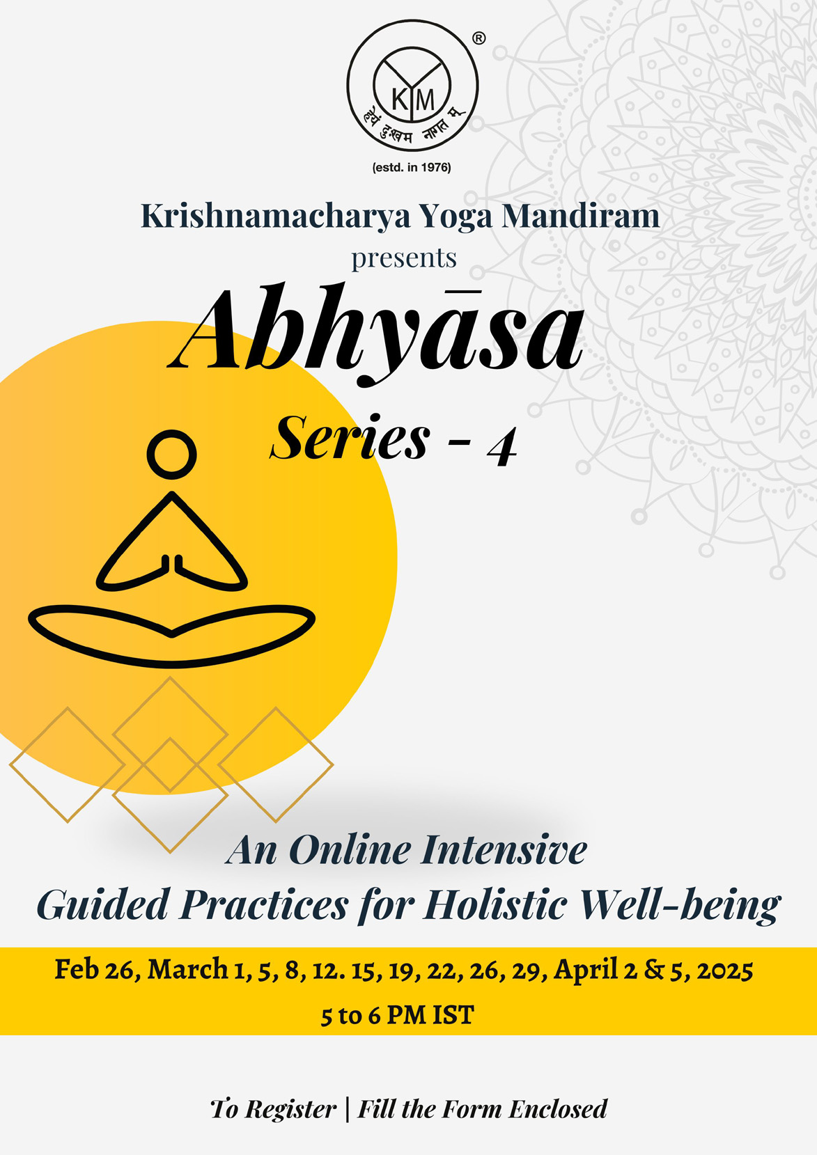 Abhyāsa (Series – 4) | Guided Practices for Holistic Well-being